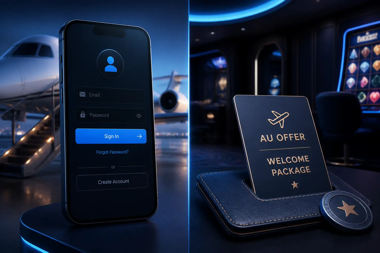 Jet4Bet Login: Access Your First Class Account visual guide for Jet4Bet Casino